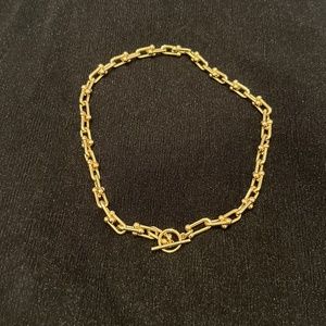 Gold Chain Link Necklace